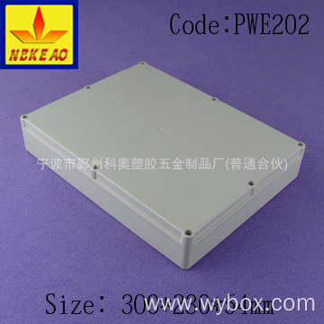 ABS box plastic enclosure electronics waterproof junction box outdoor waterproof enclosure IP65 PWE202 with size 300*230*54mm